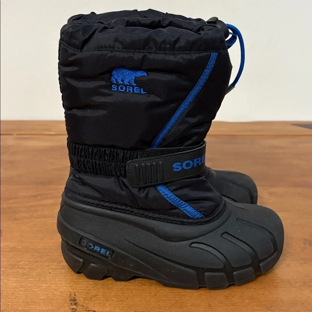 Sorel Black and Blue Snow Boots Size 13